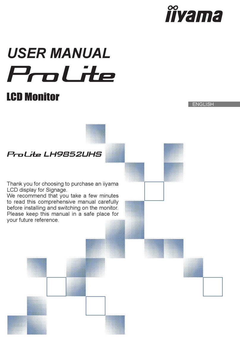 Iiyama ProLite LH9852UHS User manual
