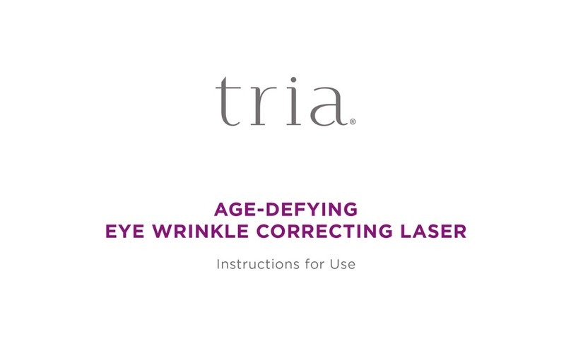Tria AGE-DEFYING EYE WRINKLE CORRECTING LASER Instructions for use