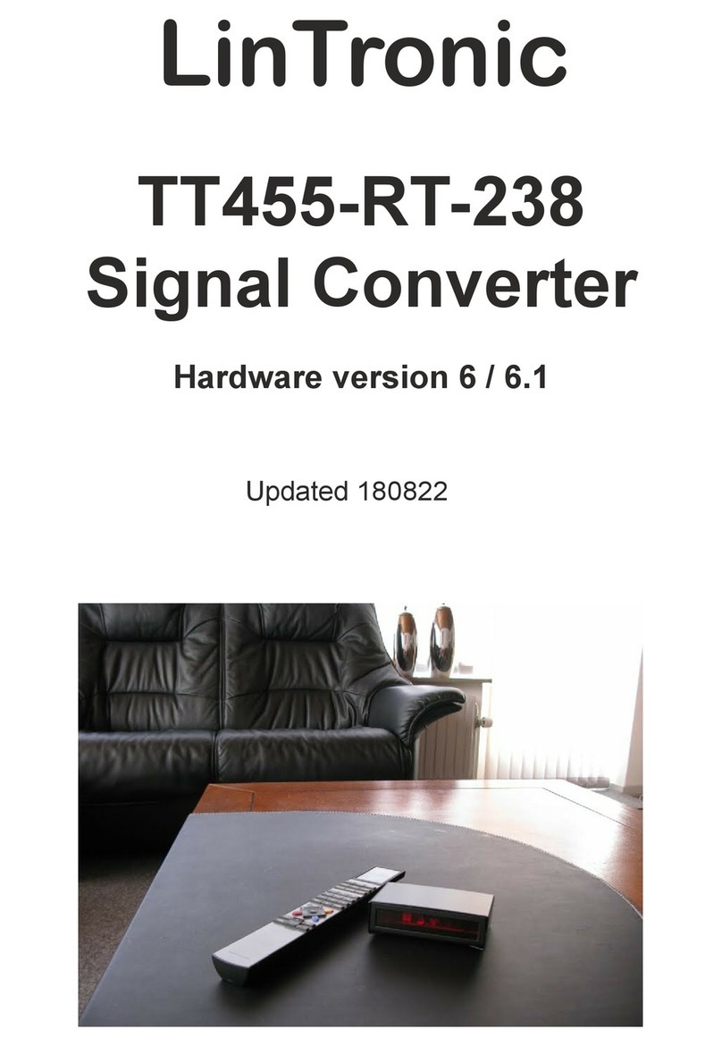 LinTronic TT455-RT-238 Hardware guide