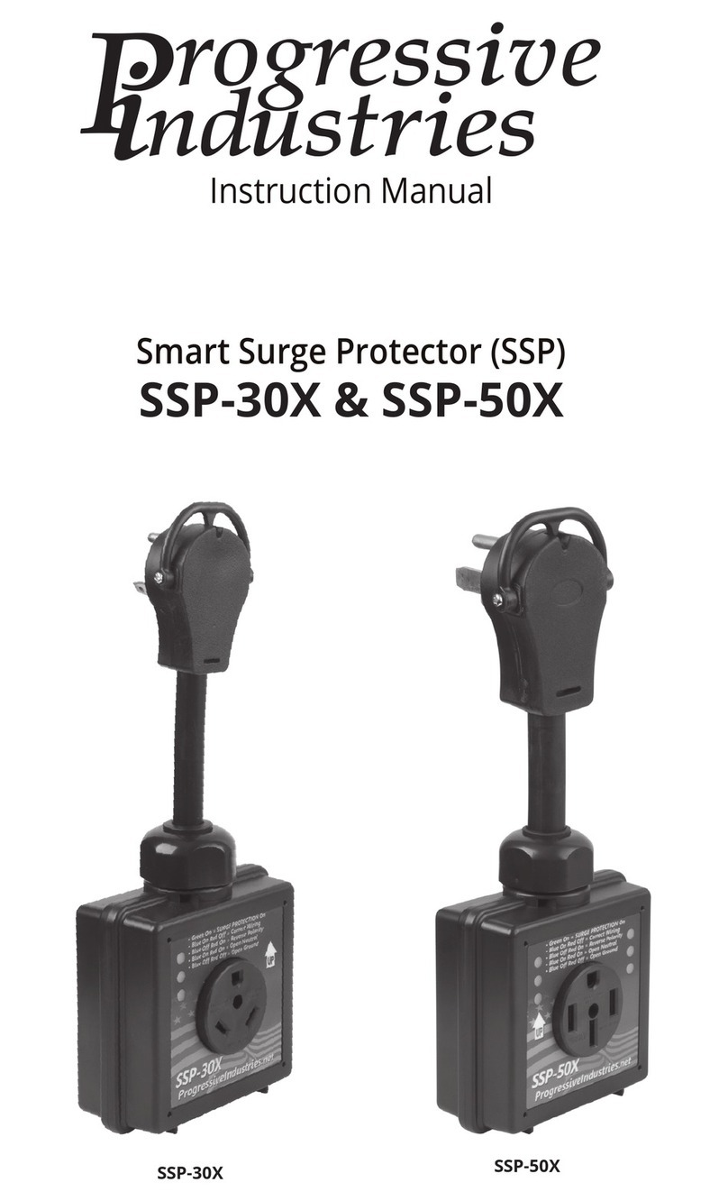 Progressive Industries SSP-30X instruction manual