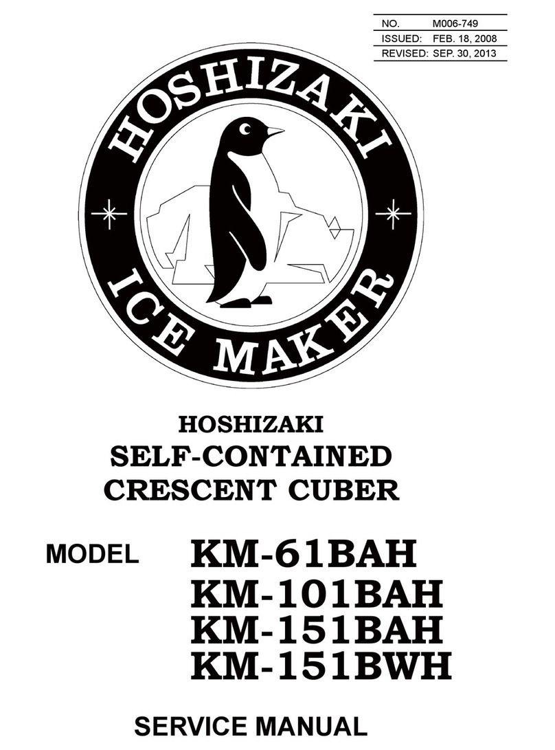 Hoshizaki KM-151BAW User manual