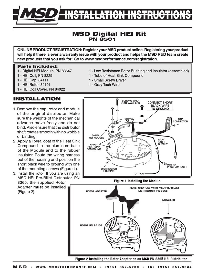 MSD 8501 User manual