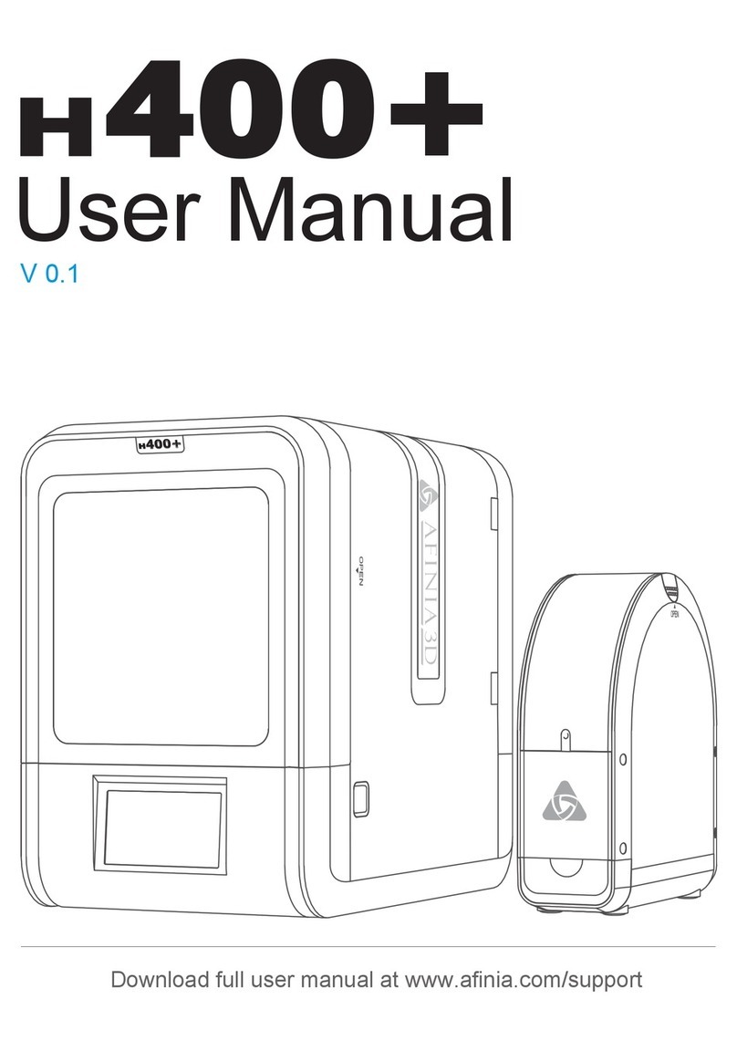 Afinia H400PLUS User manual