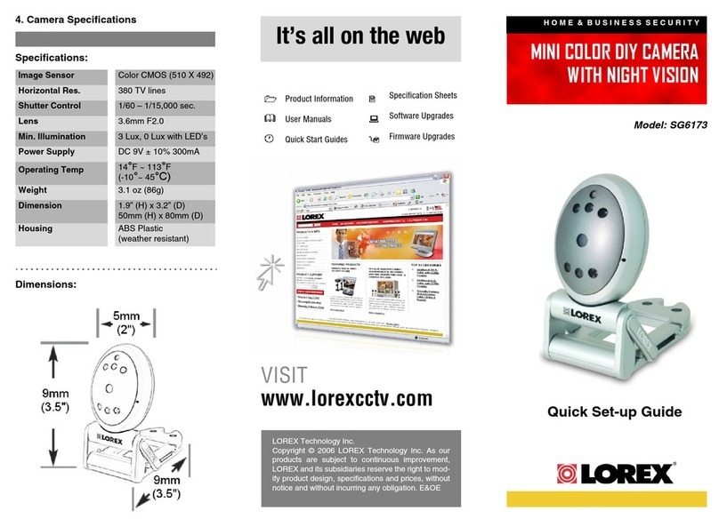 Lorex SG6173 User manual Lorex SG6173 User manual