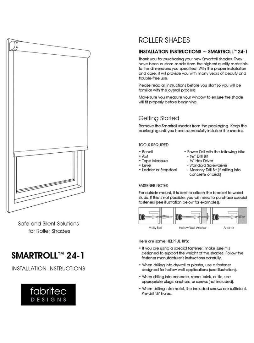 Fabritec designs SMARTROLL 24-1 User manual Fabritec designs SMARTROLL 24-1 User manual