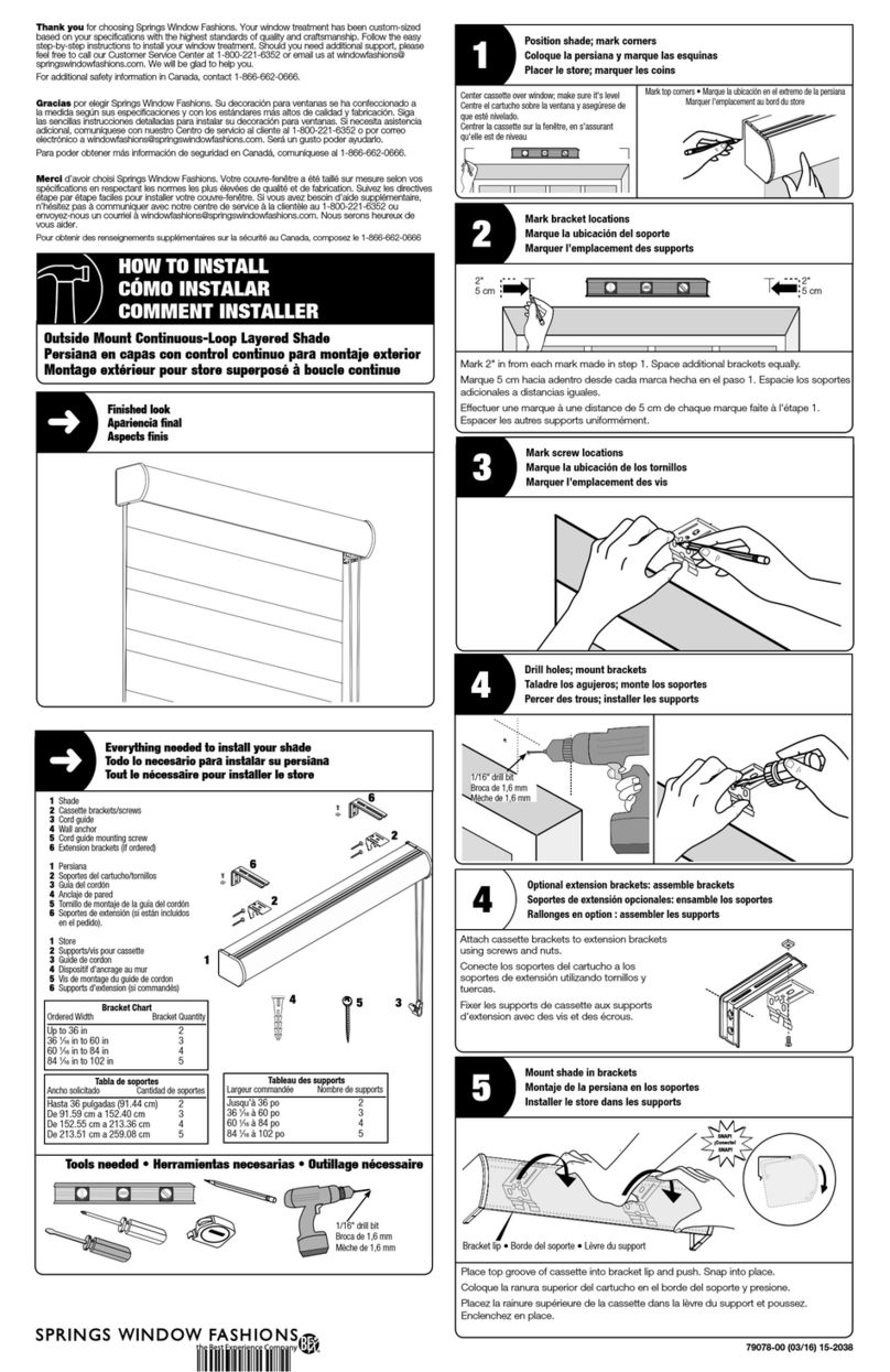 Bali Layered Shade Instruction sheet
