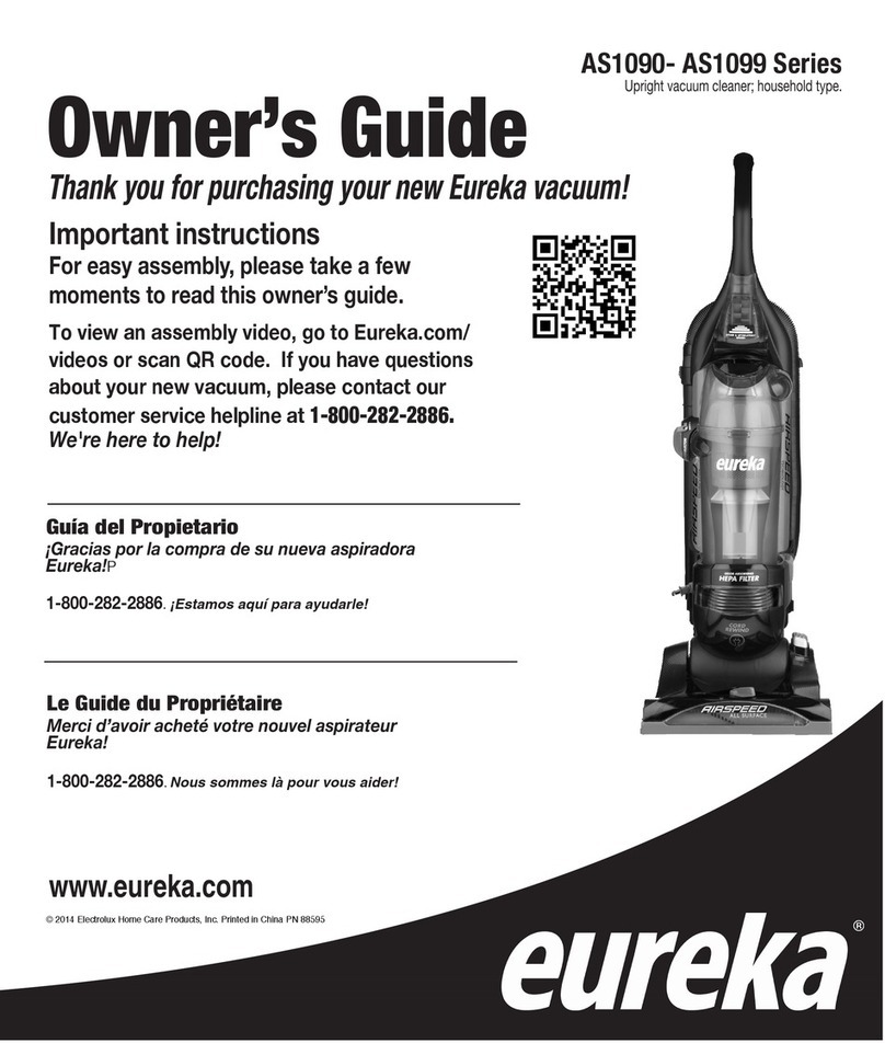Eureka AS1092A owner's guide