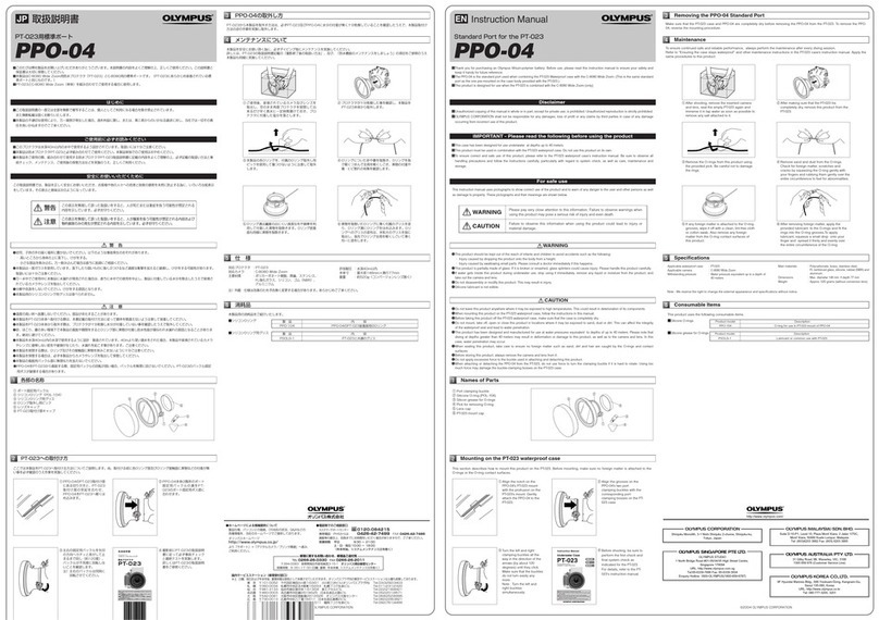 Olympus PPO-04 User manual