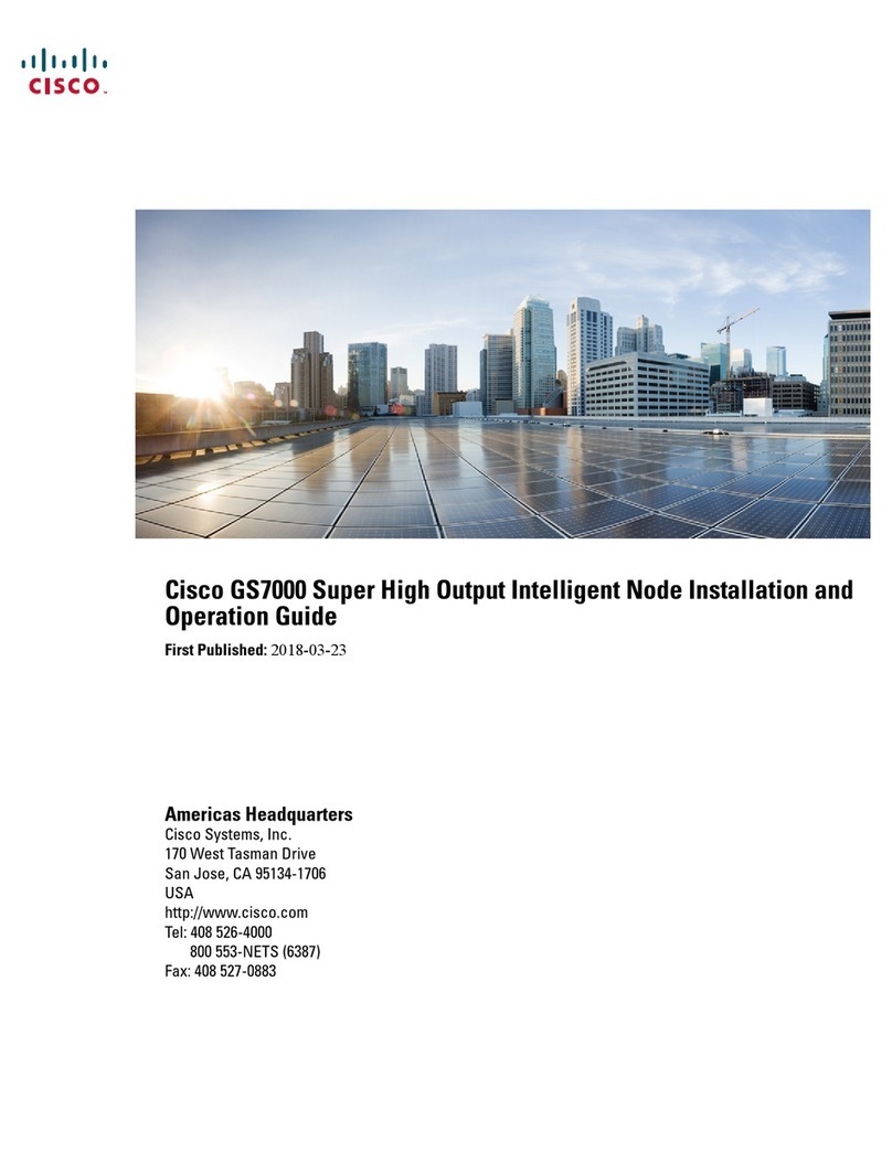 Cisco GS7000 Operating instructions