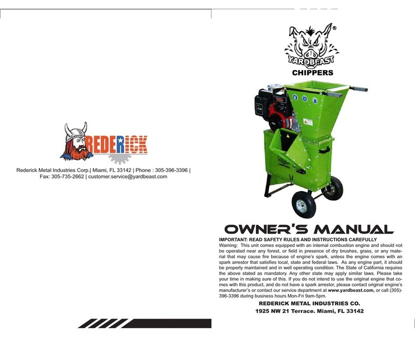 Yardbeast 2050RX owner's manual