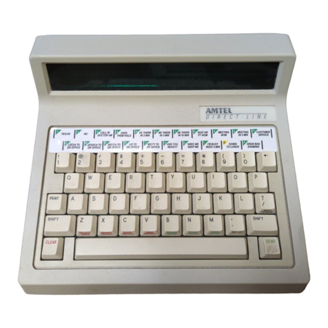 Amtel Direct-Line Keyboard Unit quick guide