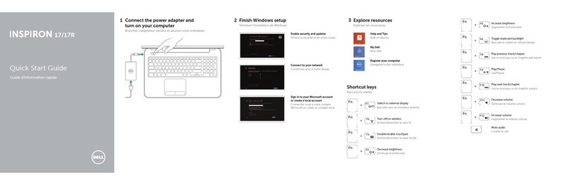 Dell INSPIRION 17R quick start guide