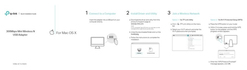 TP-Link TL-WN823N Quick installation guide