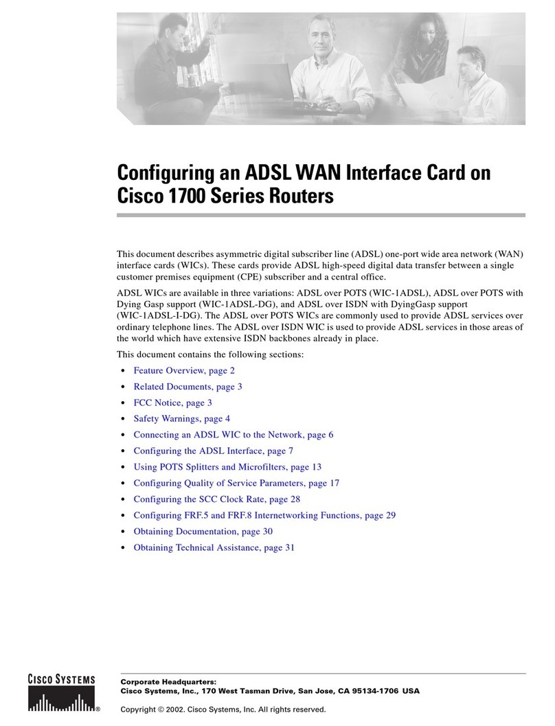 Cisco 1700 series User manual