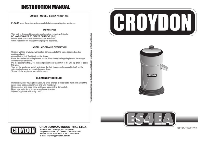 croydon ES4EA instruction manual