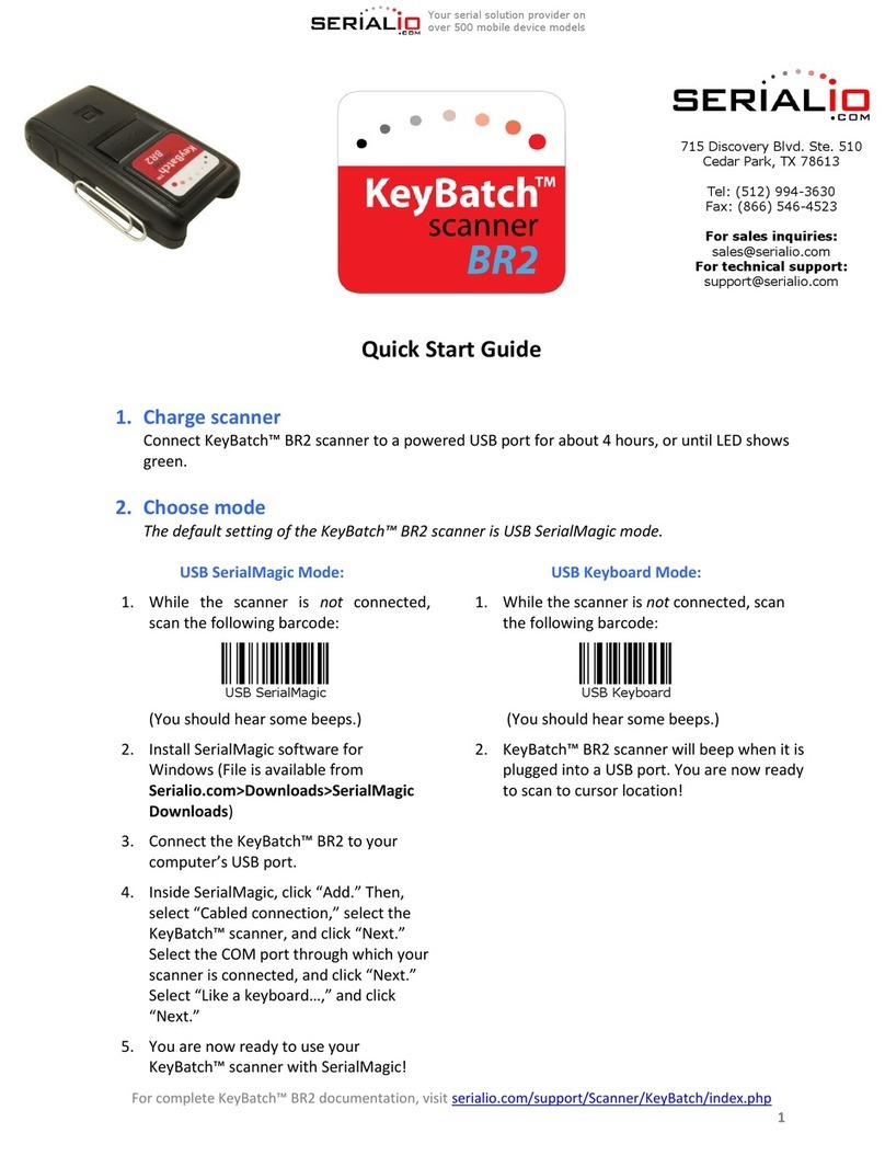 Serialio KeyBatch BR2 quick start guide