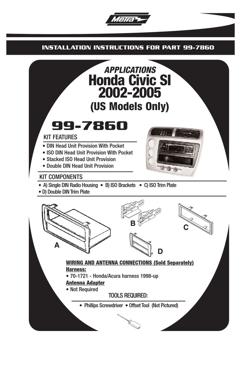 Metra Electronics 99-7860 installation instructions Metra Electronics 99-7860 installation instructions