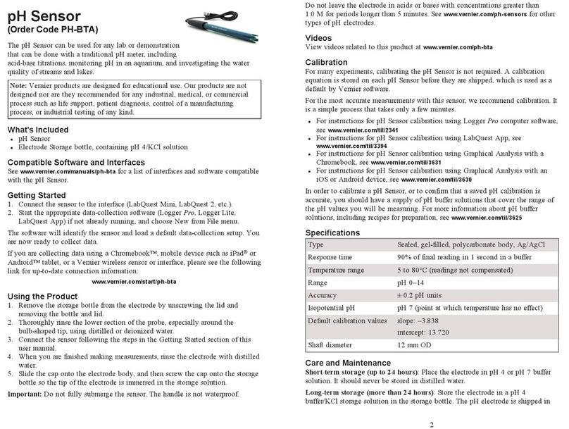 Verner pH Sensor manual