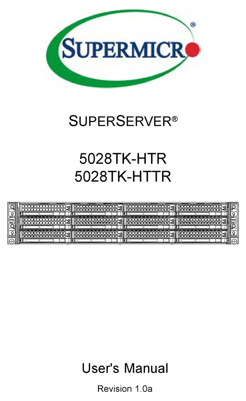 Supermicro SUPERSERVER 5028TK-HTTR User manual