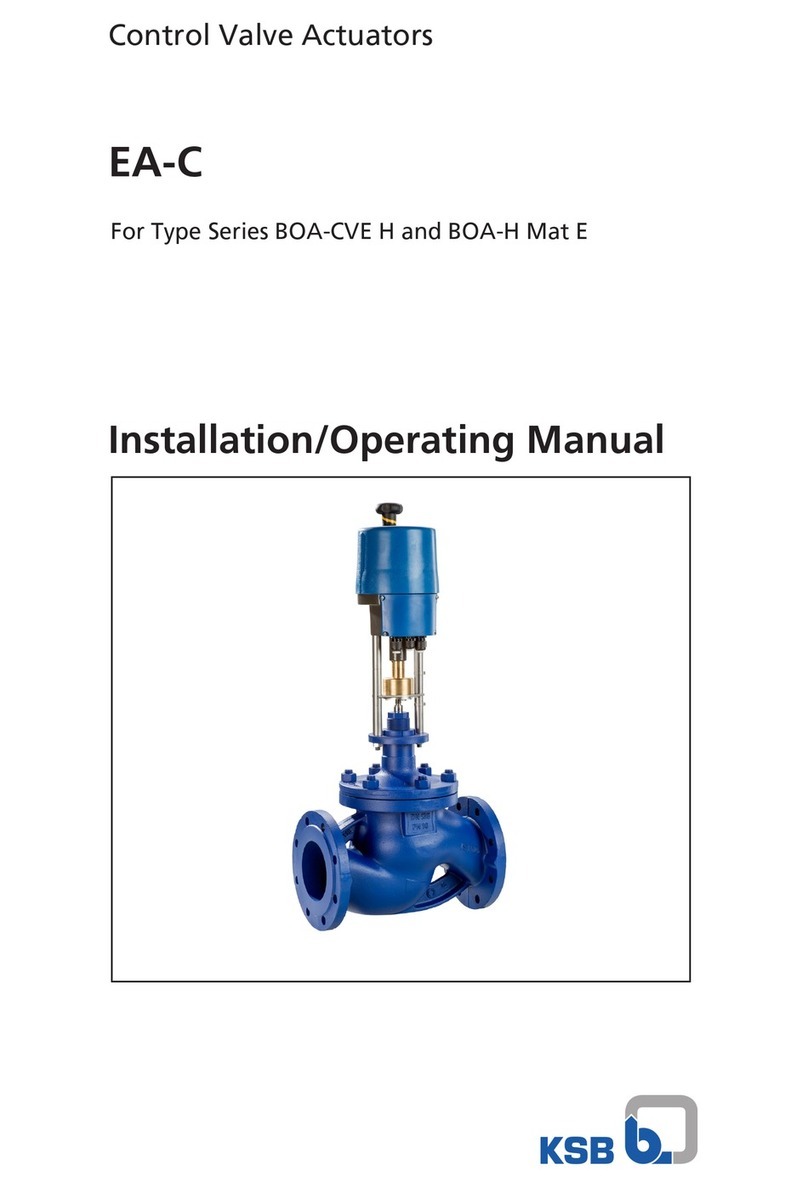 KSB EA-C Installation instructions