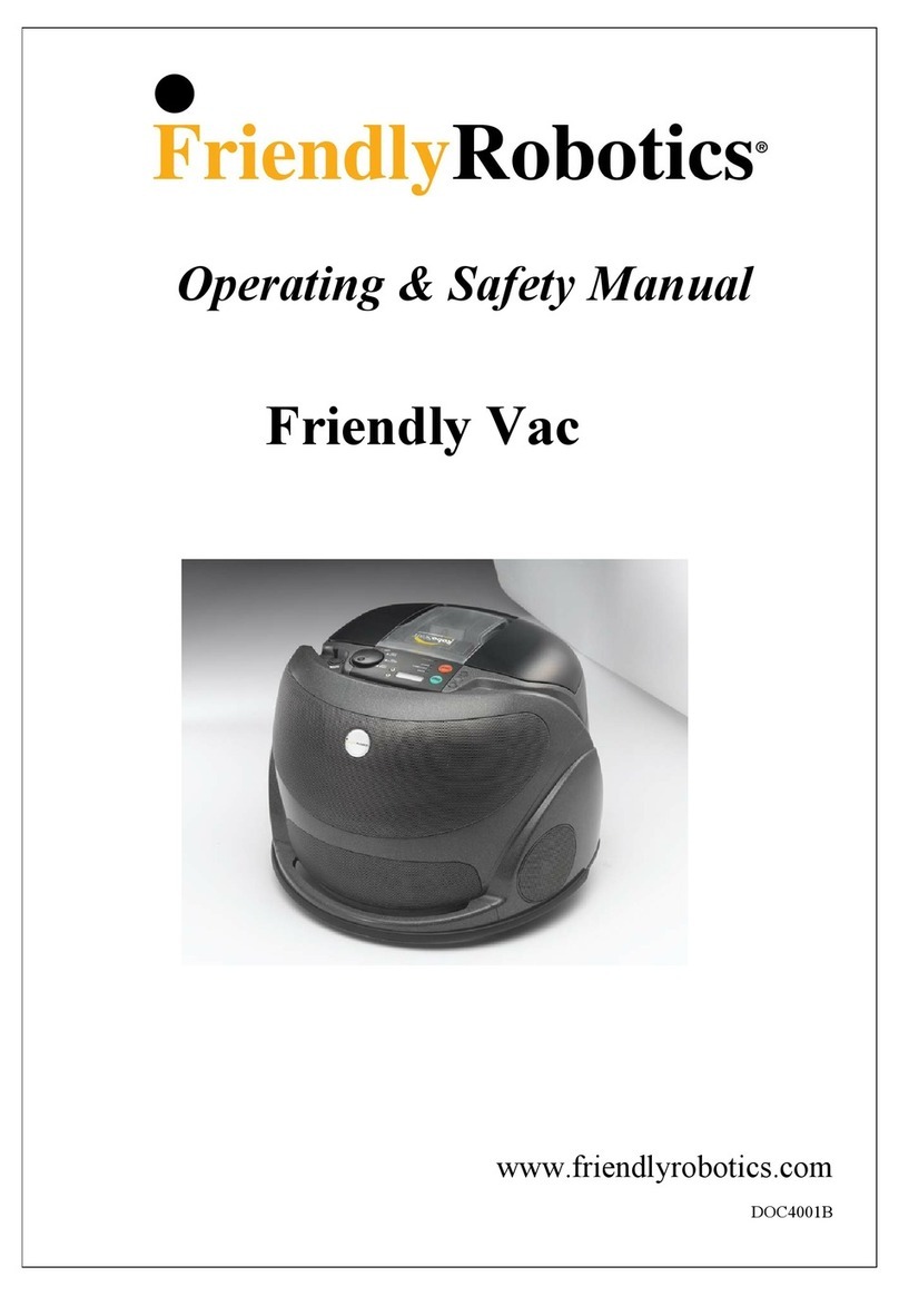 Friendly Robotics Friendly Vac Operating & safety manual