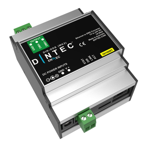 Enttec DIN-ODE MK2 User manual