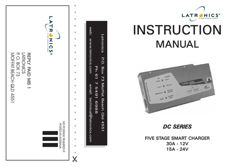 Latronics DC-1230 instruction manual