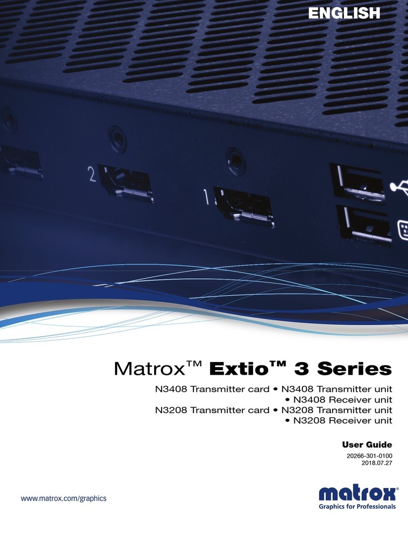 Matrox Extio N3408 User manual