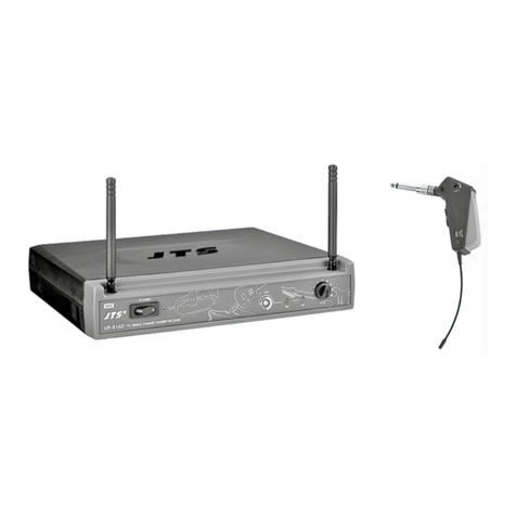 Monacor JTS UR-816DSET/1 User manual
