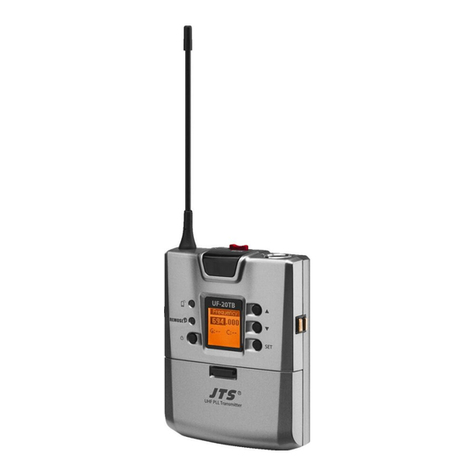 Monacor JTS UF-20TB/5 instruction manual