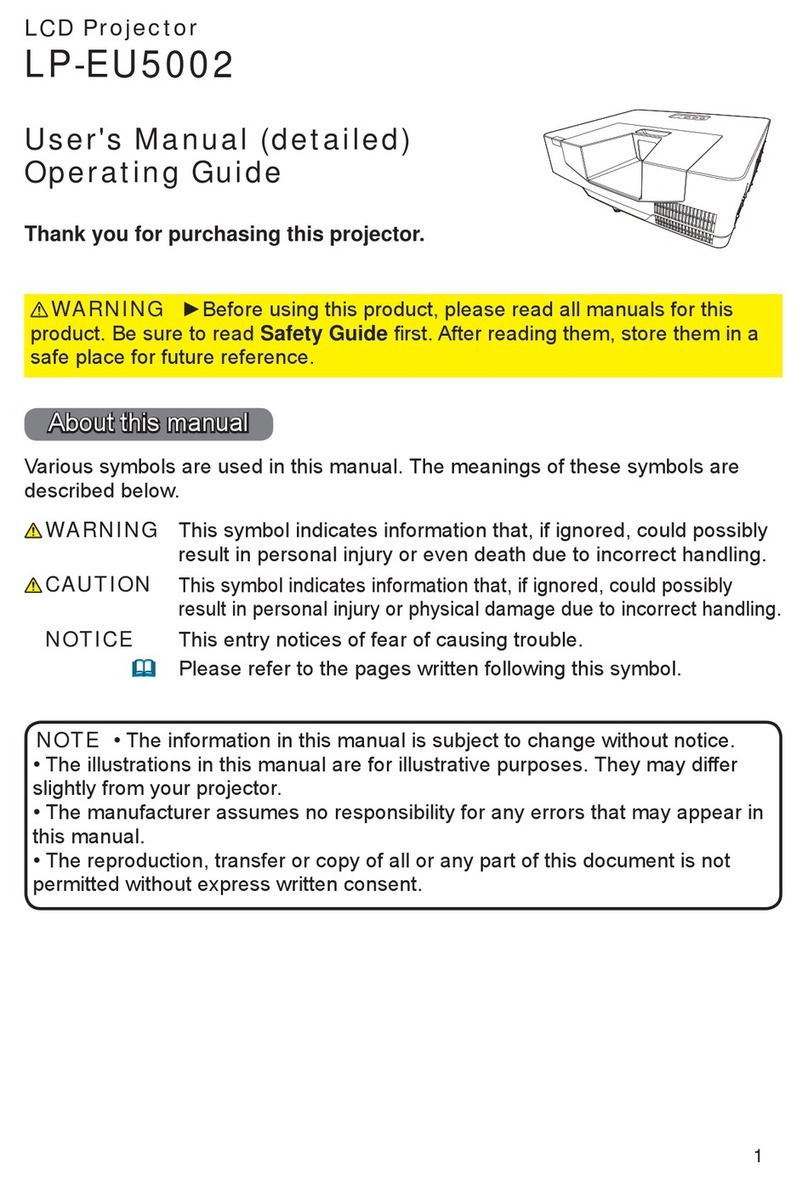 Hitachi LP-EU5002 User manual