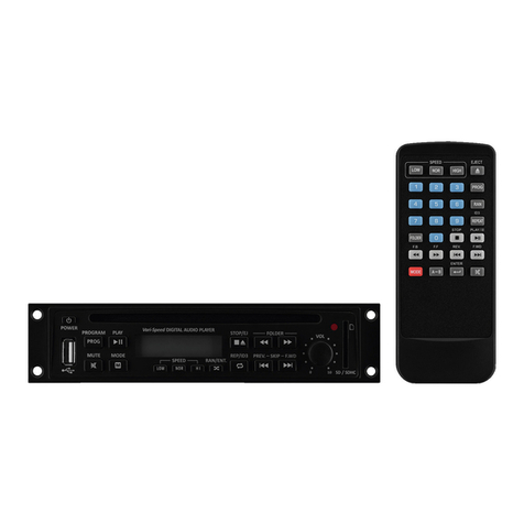 Monacor TXA-1802CD instruction manual