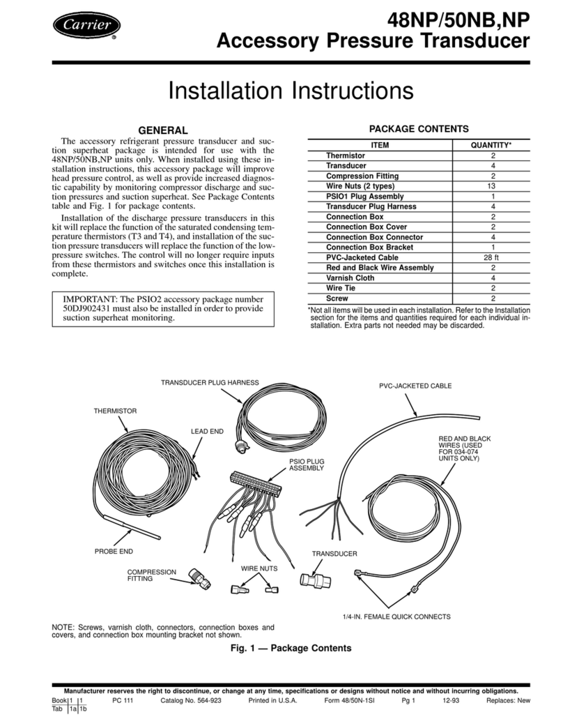 Carrier 48NP User manual
