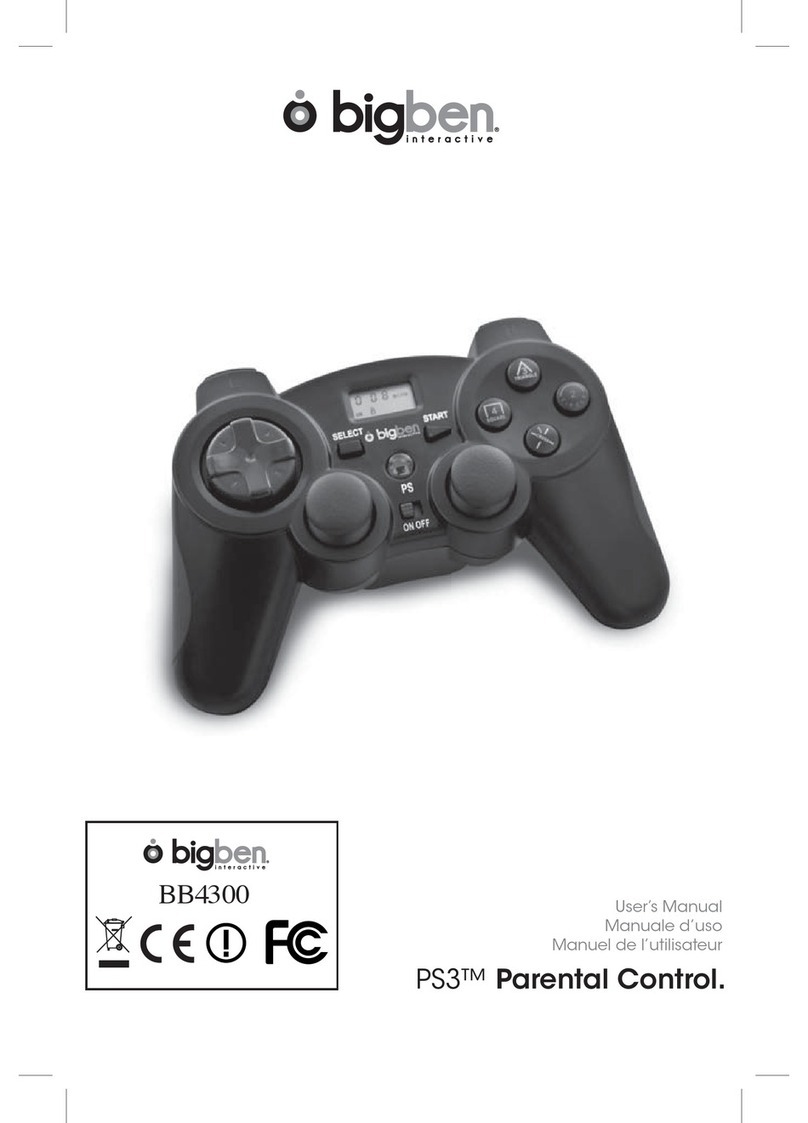 Bigben PS3 Parental Control User manual