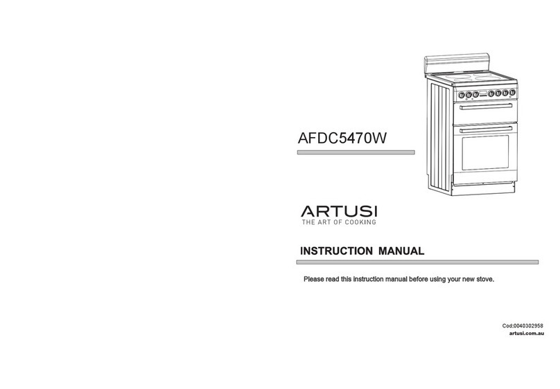 Artusi AFDC5470W instruction manual