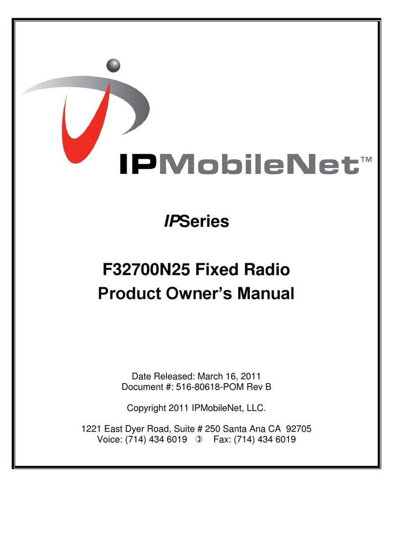IPMobileNet F32700N25 Product owners manual