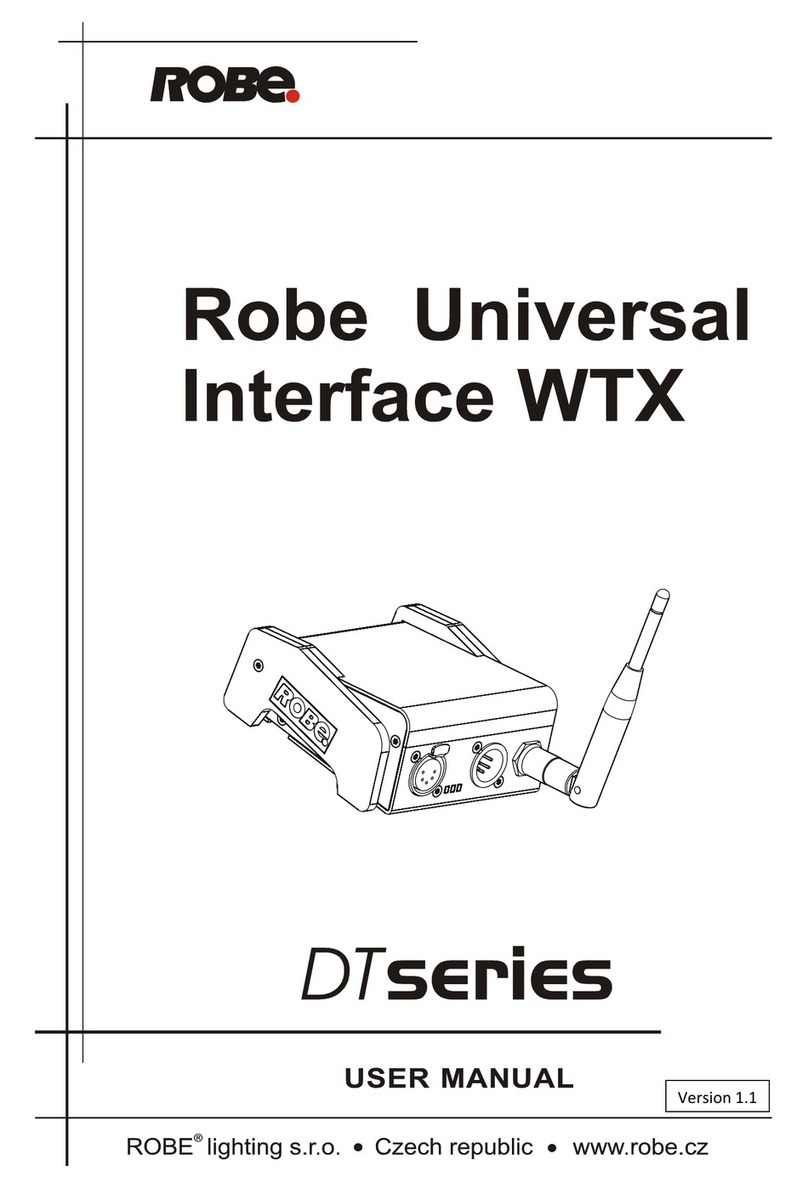 Robe DT Series user manual