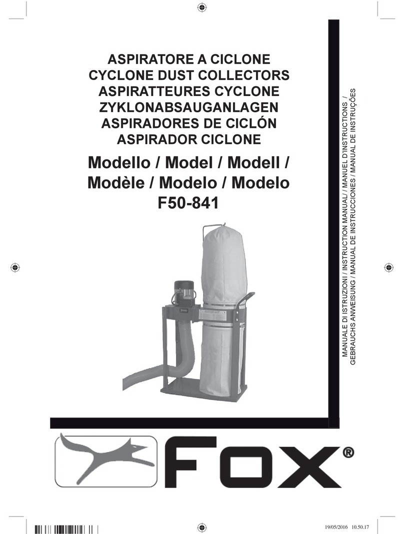 Fox F50-841 instruction manual Fox F50-841 instruction manual