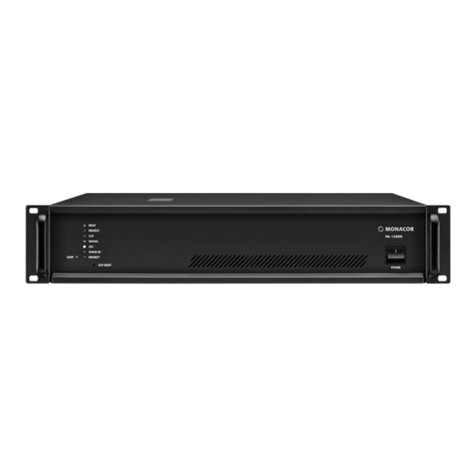 Monacor PA-1500D User manual