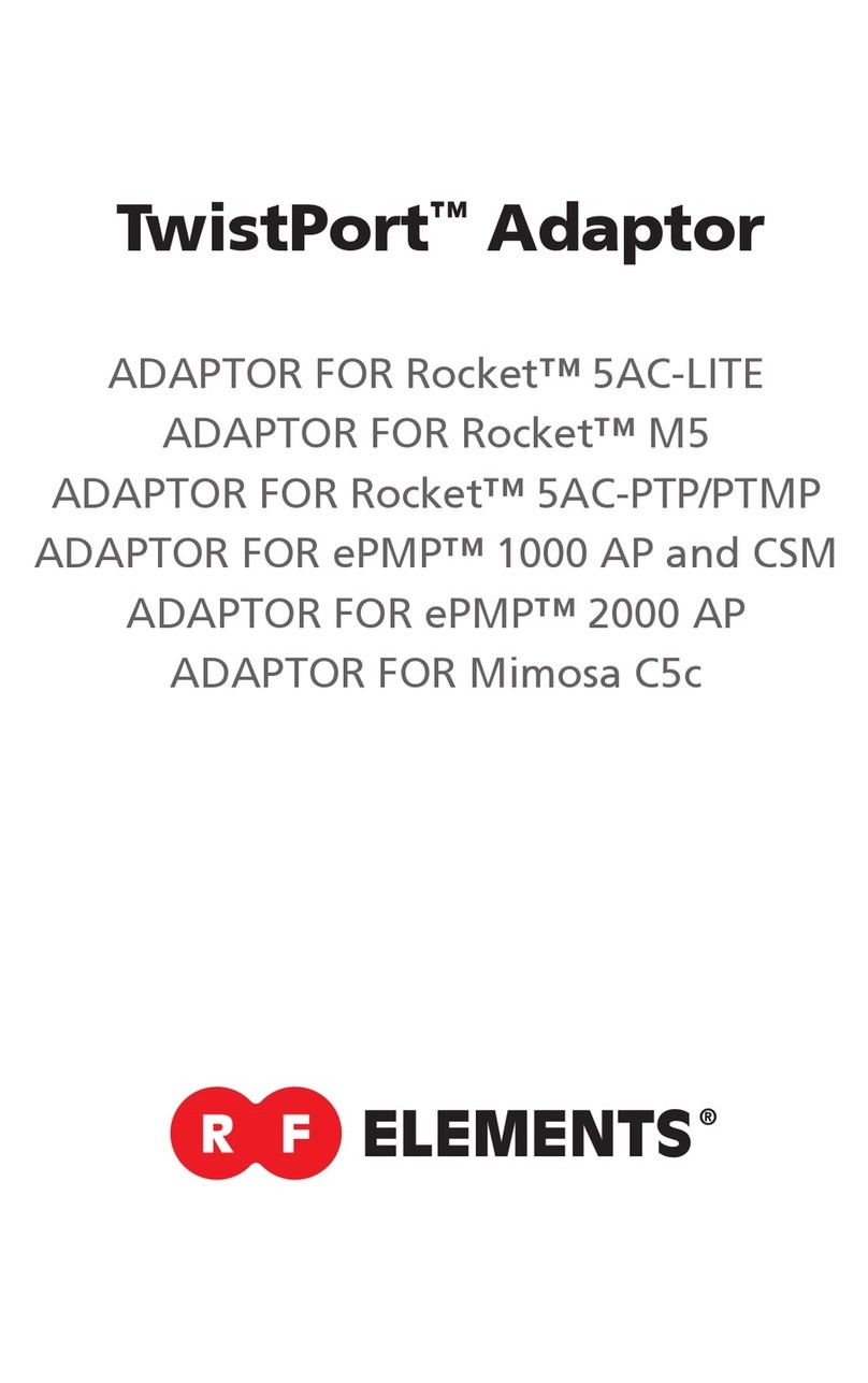 Elements TwistPort TP-ADAPTORR5AC-PTP-V2 User manual