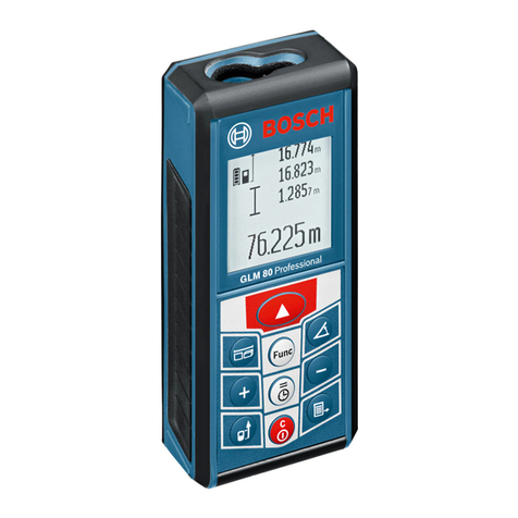Bosch GLM Professional 80 User manual