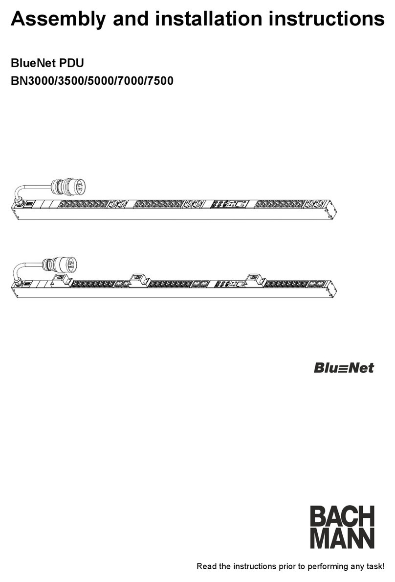 Bachmann BlueNet BN3000 Instruction manual