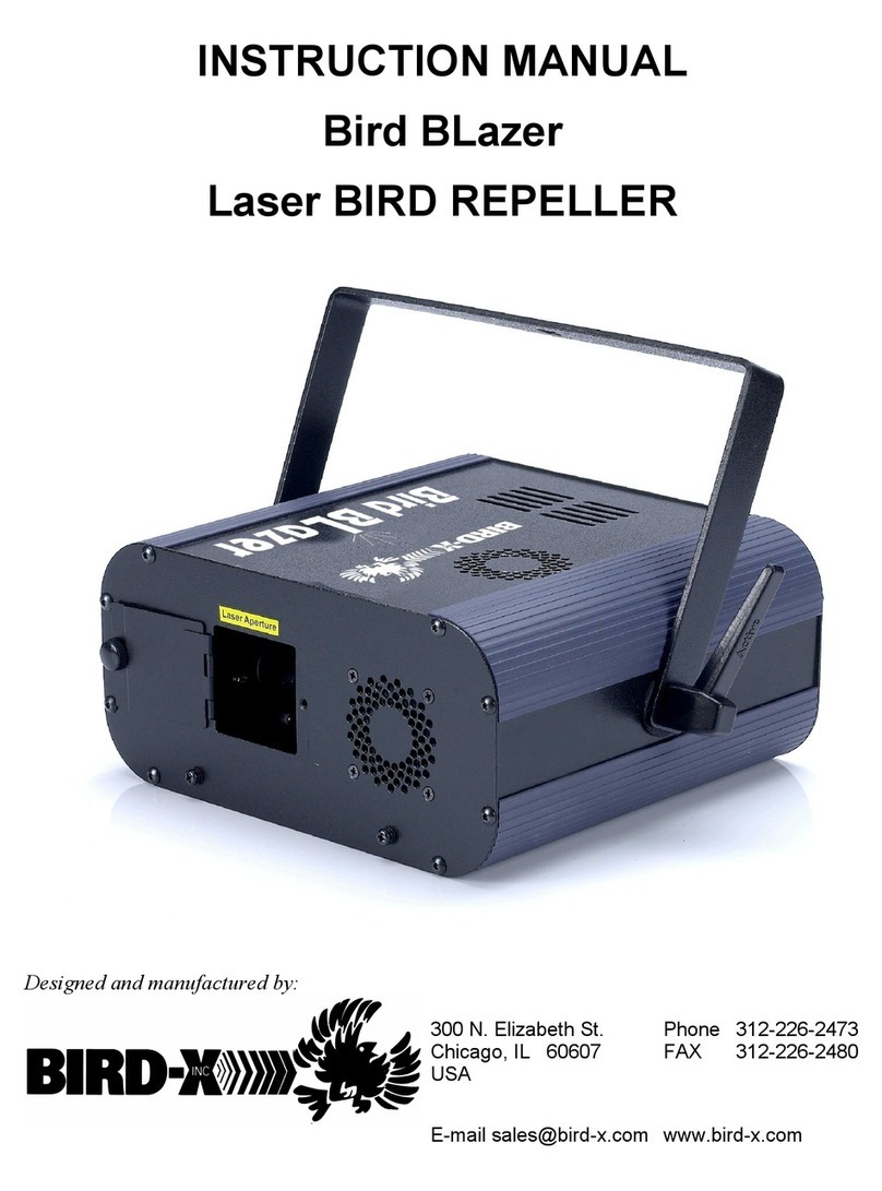 Bird-X Bird BLazer instruction manual