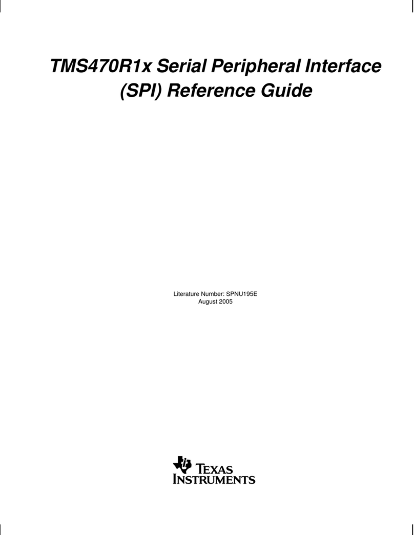 Texas Instruments TMS470R1 series User manual