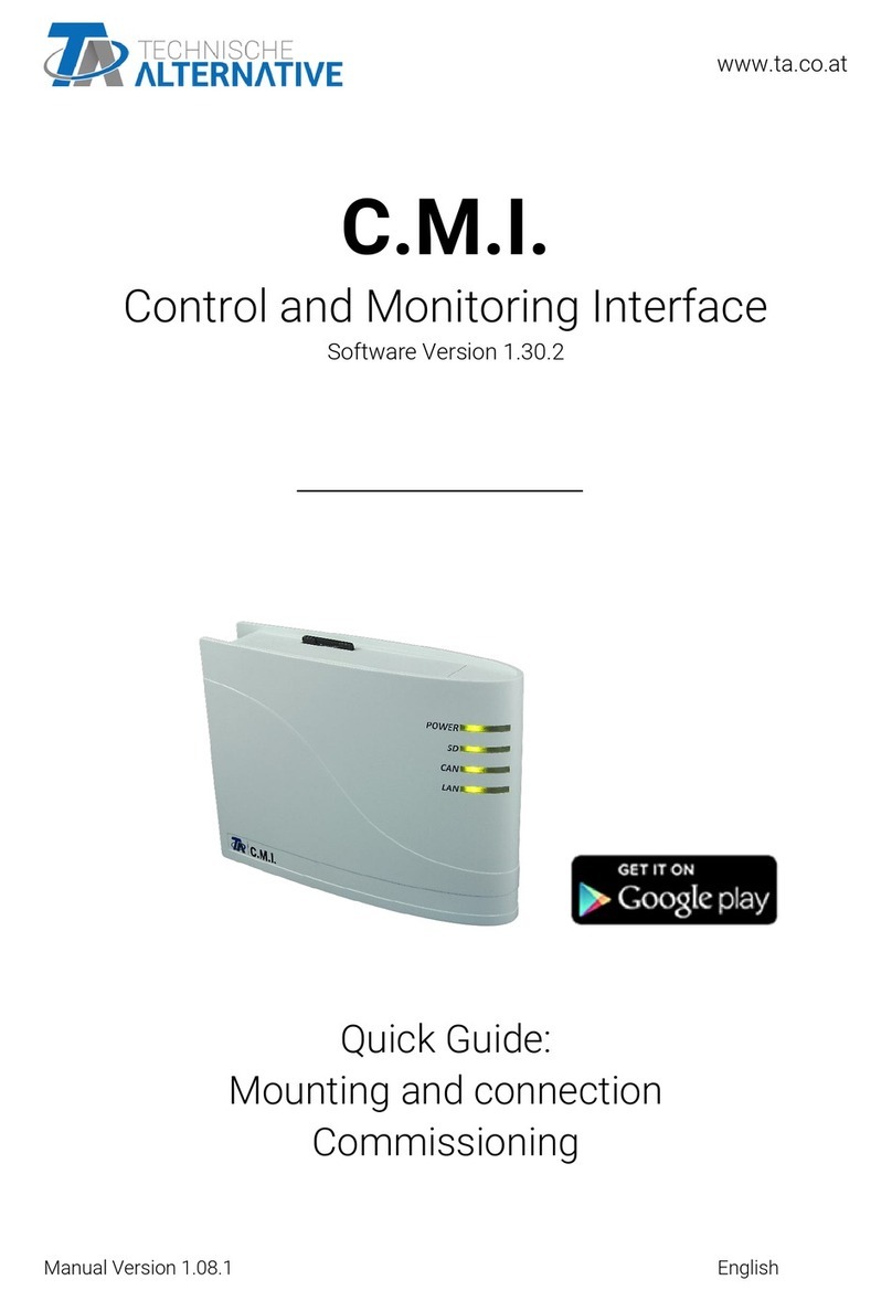 Technische Alternative C.M.I. User manual
