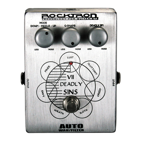 Rocktron VII Deadly Sins instruction manual