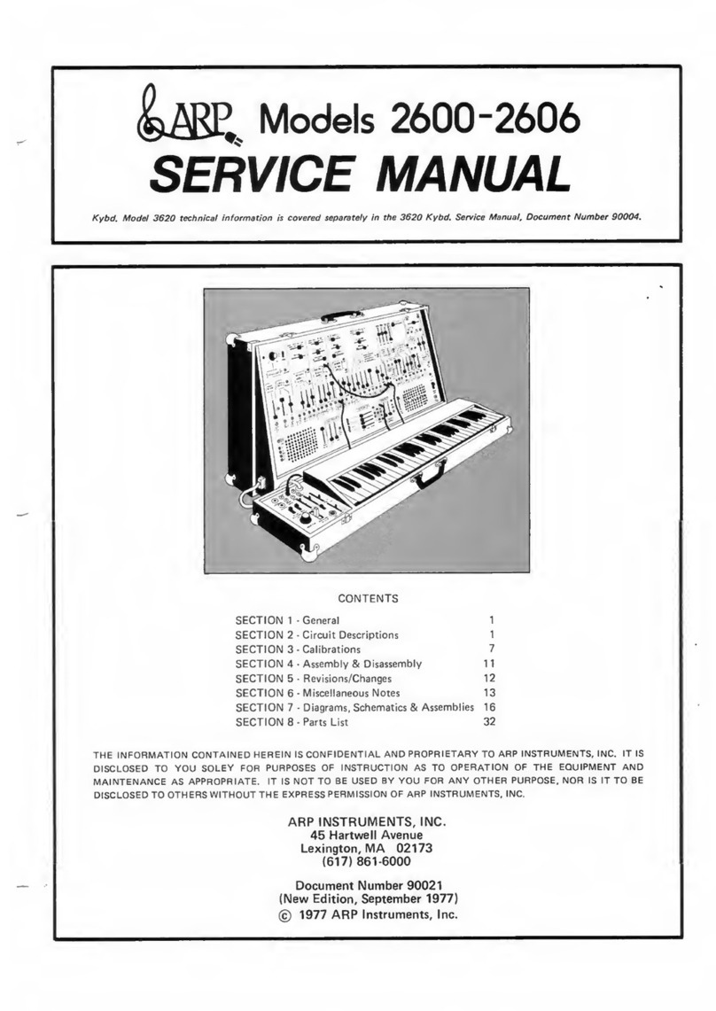 ARP Instruments 2600 User manual