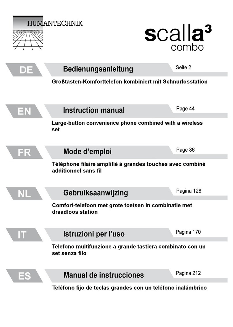 HumanTechnik scalla3 combo instruction manual