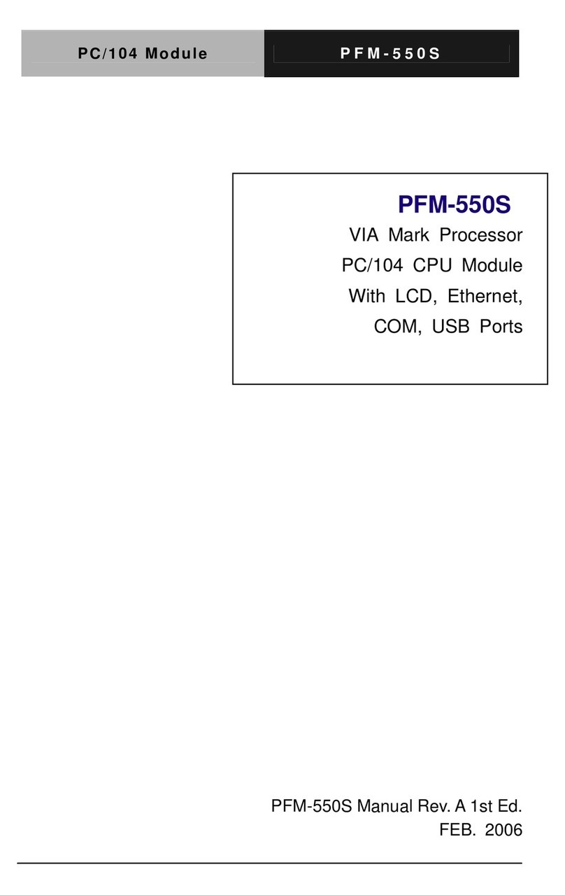 Aaeon PFM-550S user manual