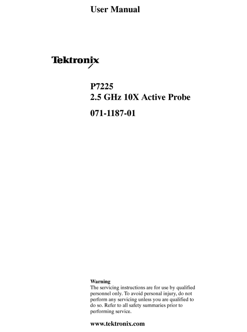 Tektronix P7225 user manual